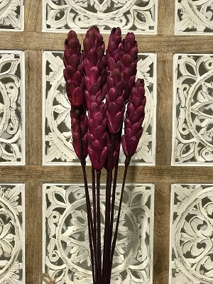 10 Stem Wine Torch Flower Drop-in Bouquet 